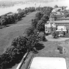 <p>Aerial view of the Parade Ground, looking north, 1950s.</p>