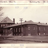 <p>Quartermaster Corps photograph of the west facade and adjoining sections of the 1888 Barracks (Building 55) looking north, taken in 1939.</p>